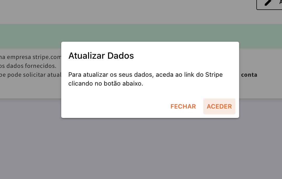 Formulário para atualizar dados fiscais da clínica